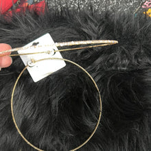 Load image into Gallery viewer, Oversized diamond hoops
