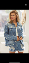 Load image into Gallery viewer, Pearl Jean jacket
