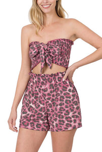 Leopard pink set